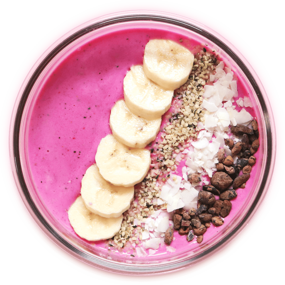 plant-based pink buddha bowl